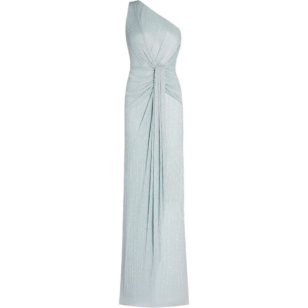 Adrianna Papell Women's Stardust Pleated Draped Gown Size 6 - Picture 3 of 9